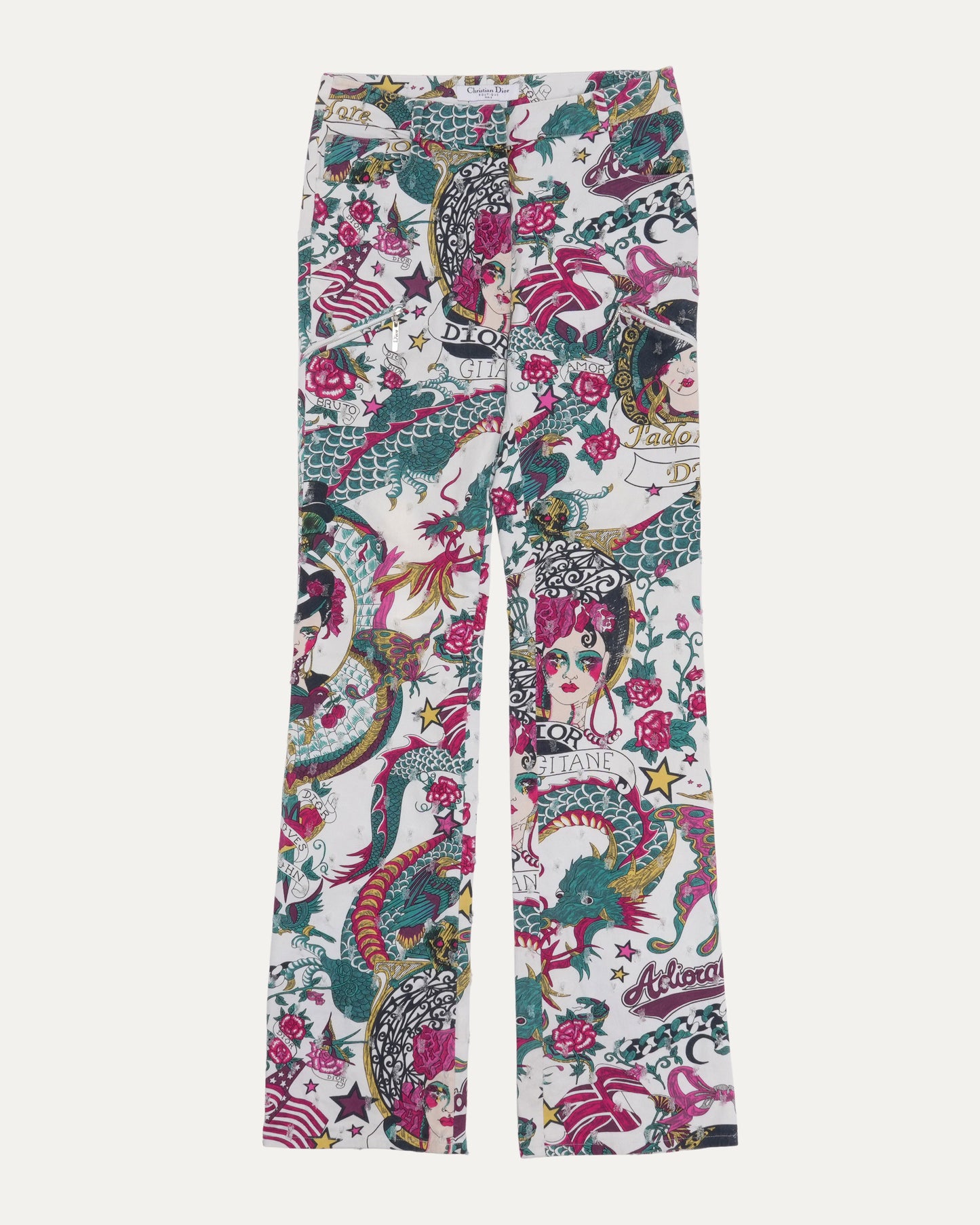 SS 2004 "Tattoo Print" Jeans