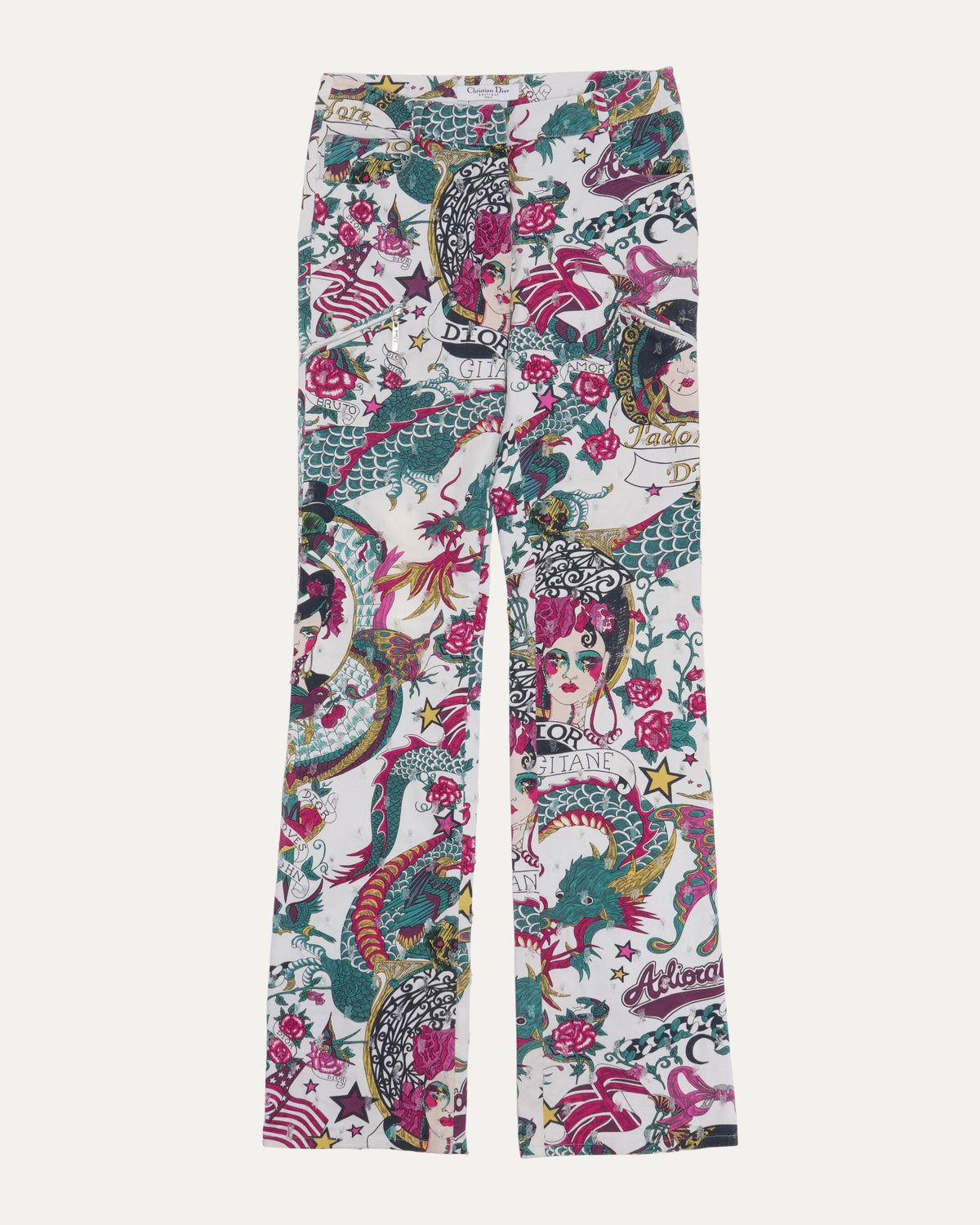 SS 2004 "Tattoo Print" Jeans