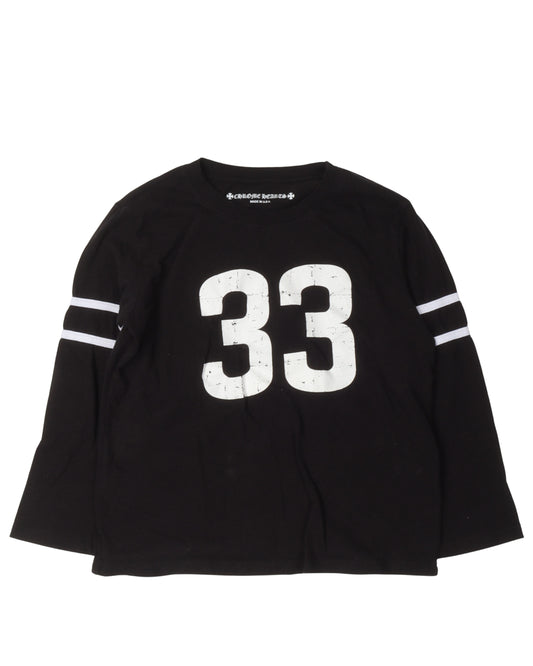#33 Horseshoe Logo Baseball T-Shirt