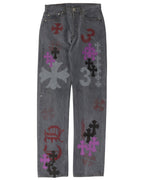 Levi's Cross Patch Stencil Jeans
