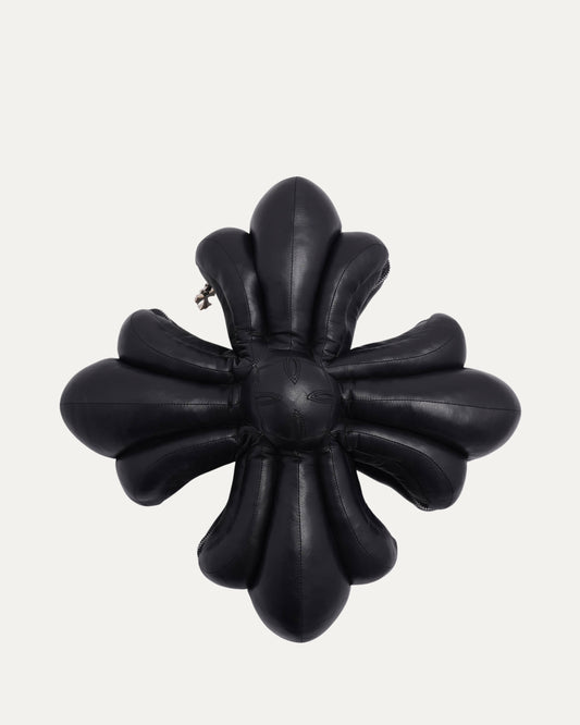 Plus Cross Leather Cushion