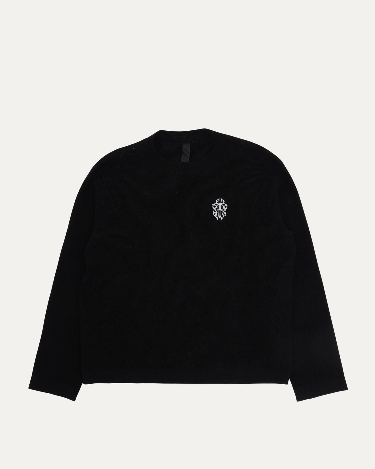 Cashmere Blend Vine Dagger Sweater