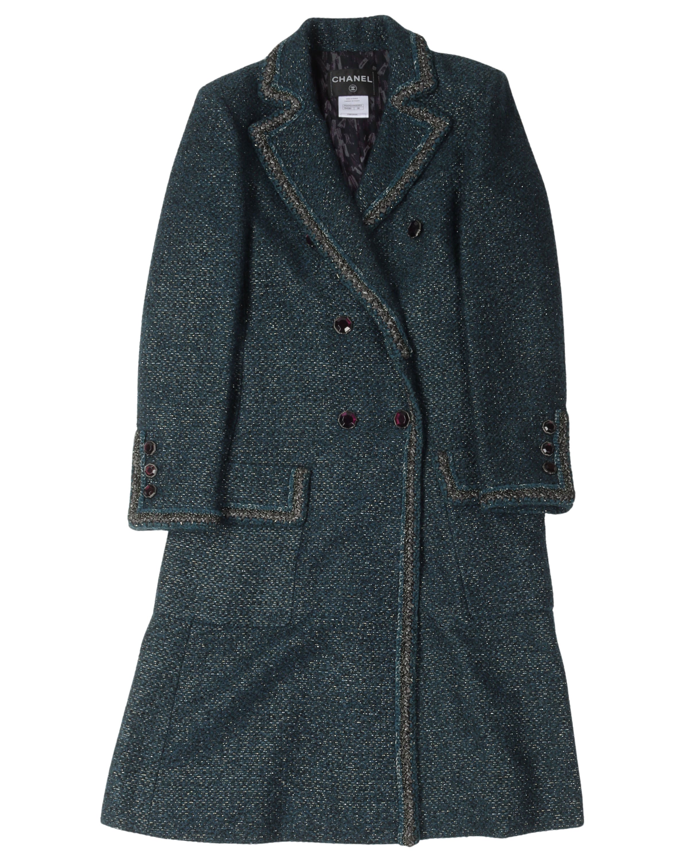 FW12 Tweed Double Breasted Coat