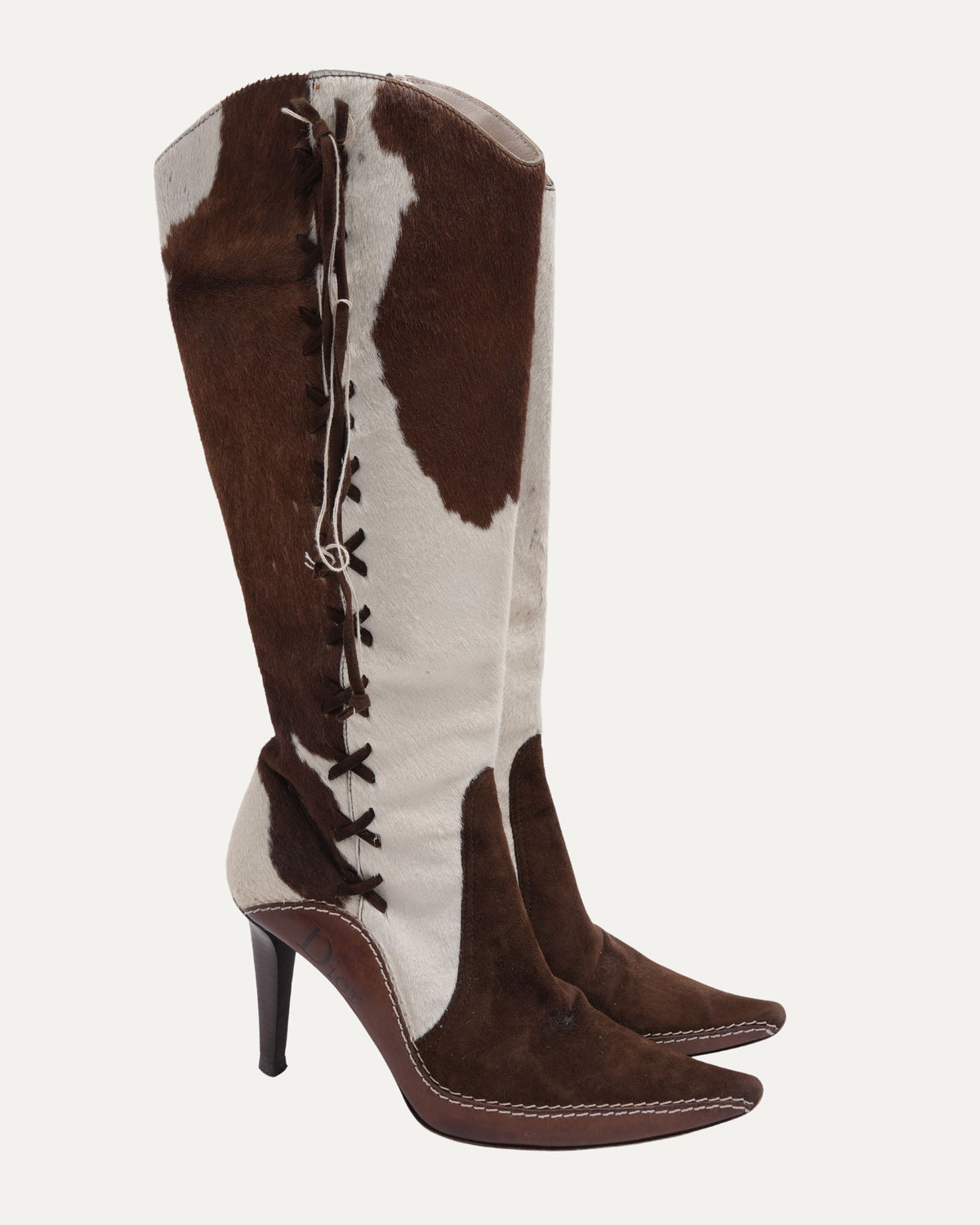 Galliano Era Pony Hair Boots