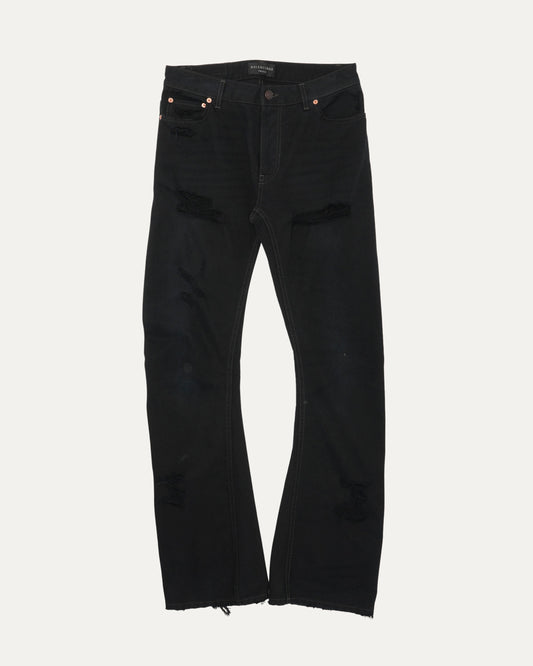 Distressed Flared Jeans