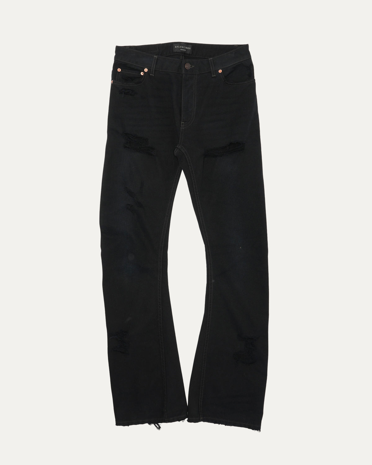 Distressed Flared Jeans
