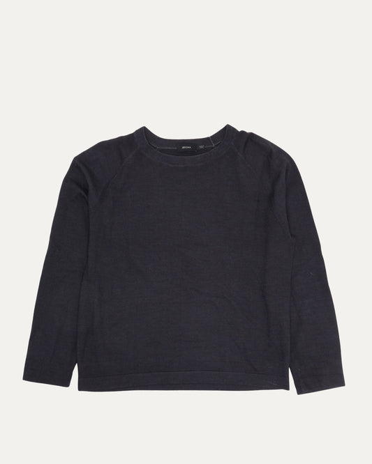 Wool Raglan Long Sleeve T-Shirt