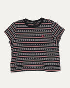 Cropped Matty Boy Teens From Mars Striped T-Shirt