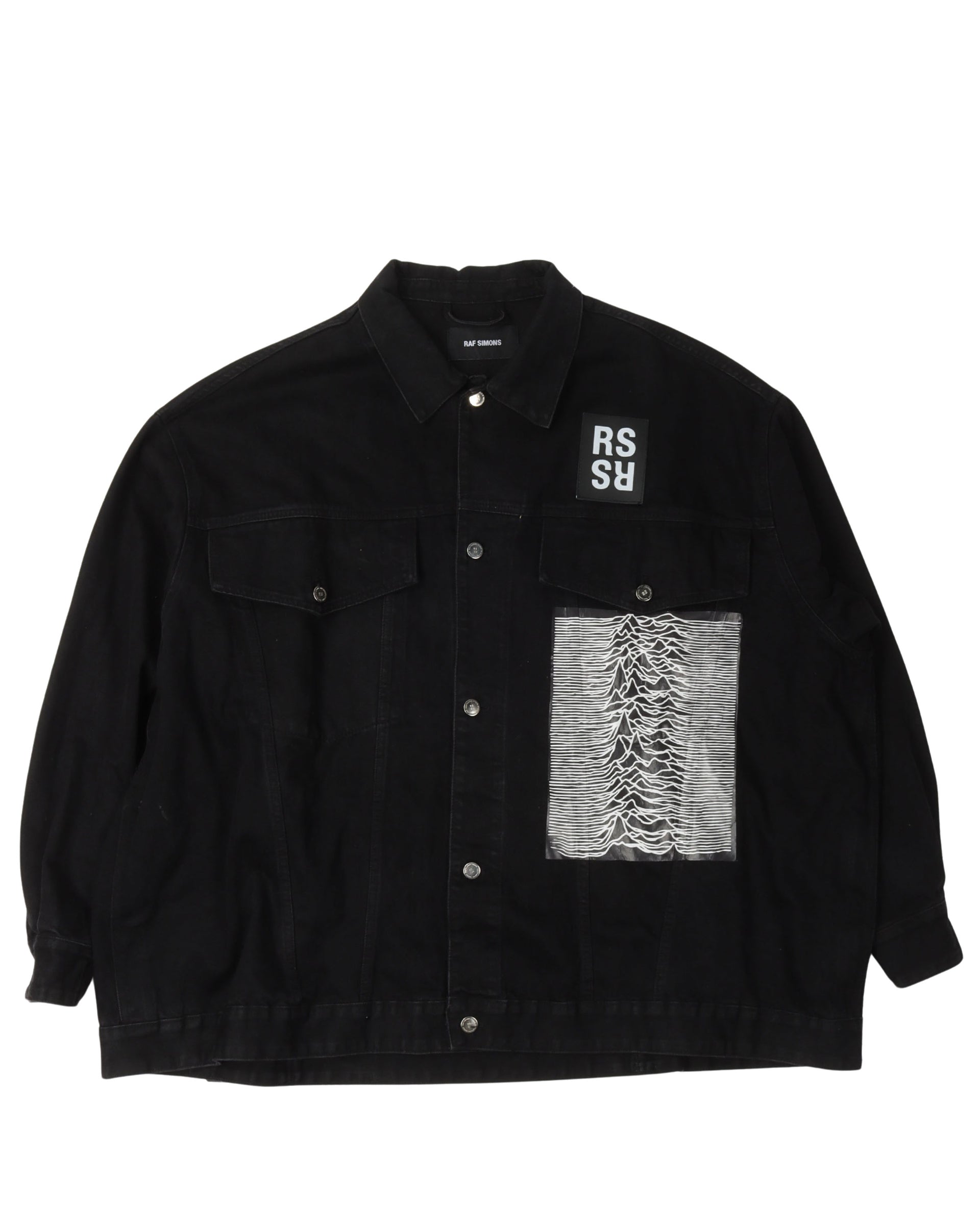 Raf Simons Denim Shirt Jacket Raf Simons Oversized Joy Division