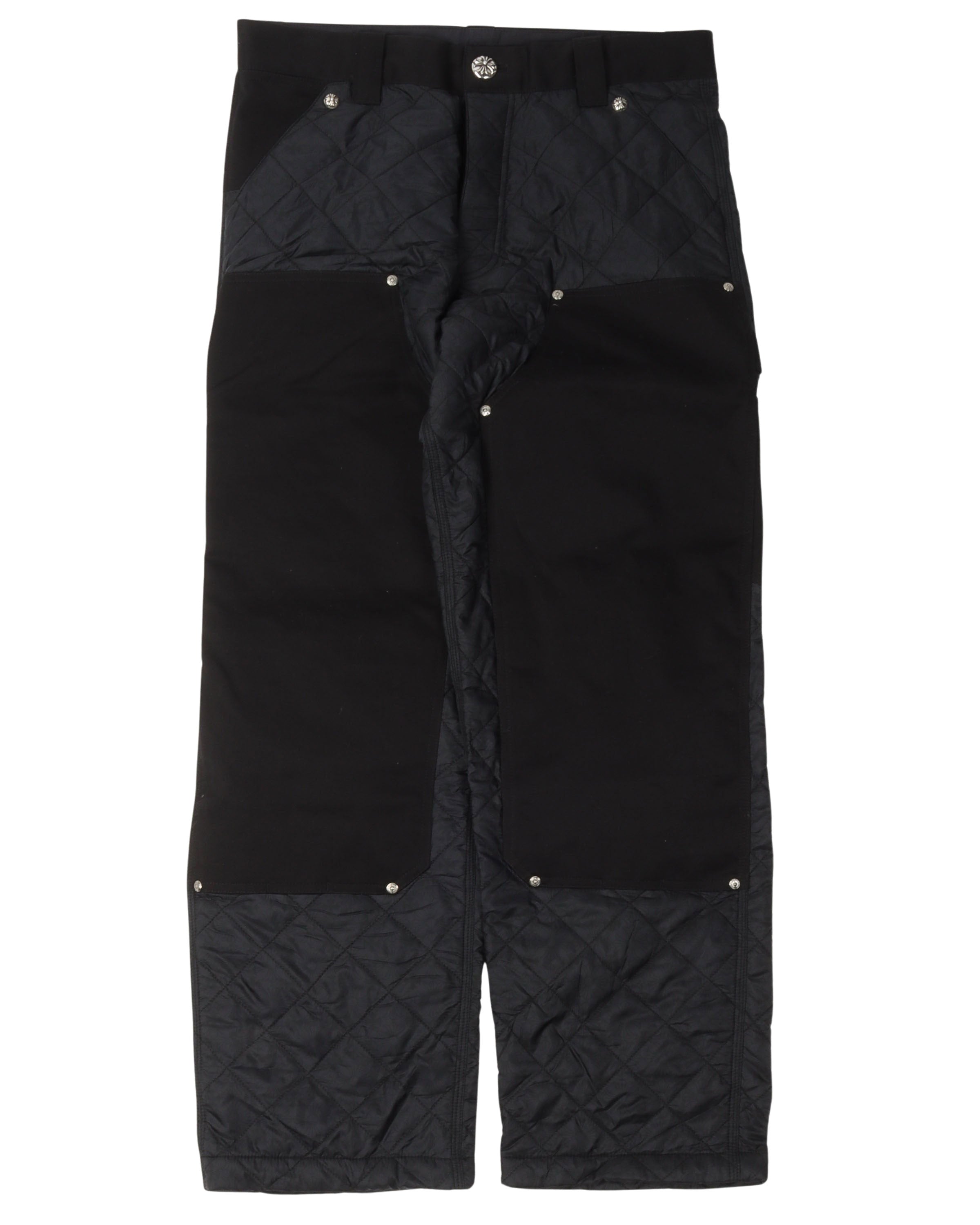 Chrome Hearts Matty Boy Quilted Nylon Double Knee Carpenter Pants ...