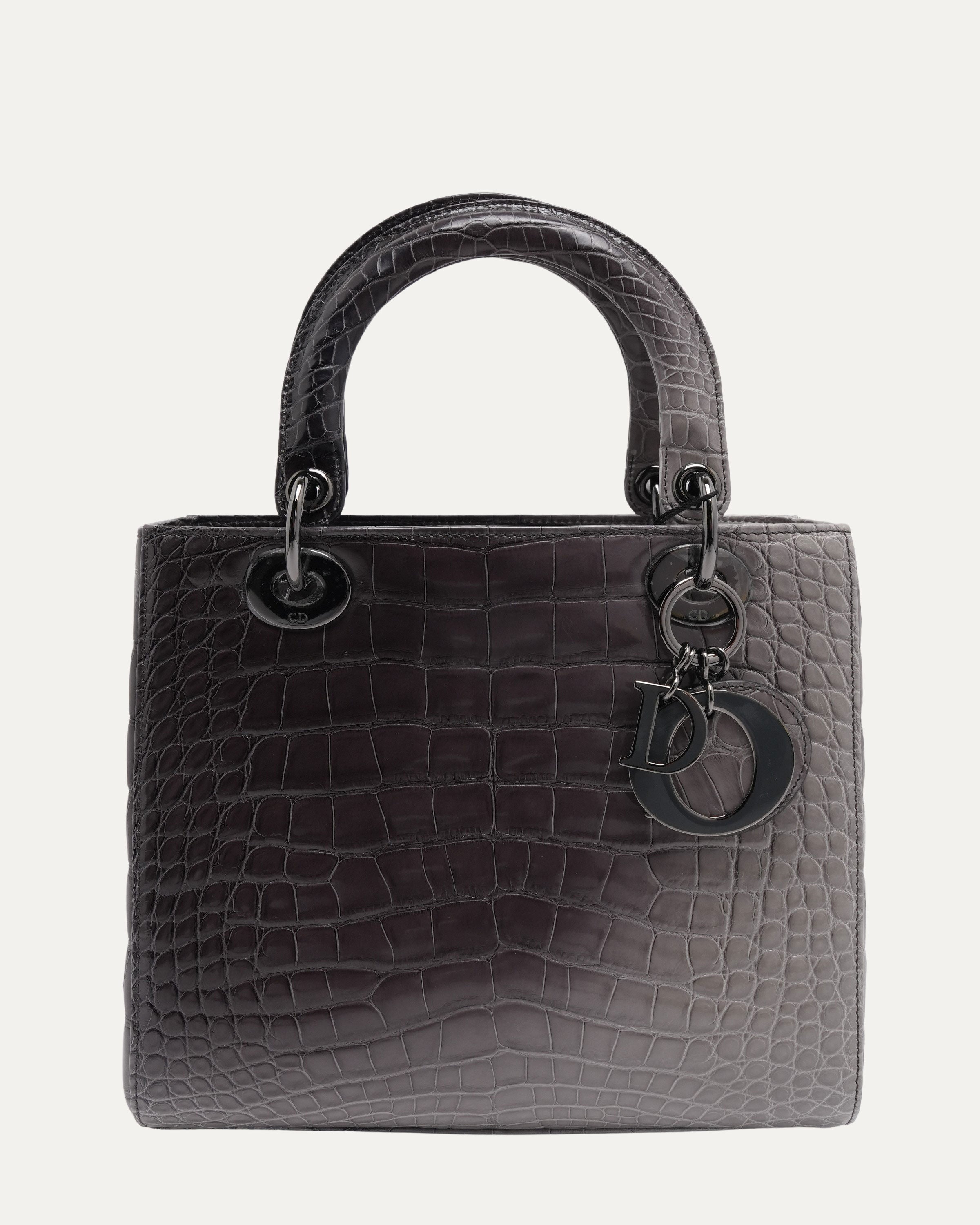 Dior Shiny Crocodile Lady Dior Bag – Justin Reed