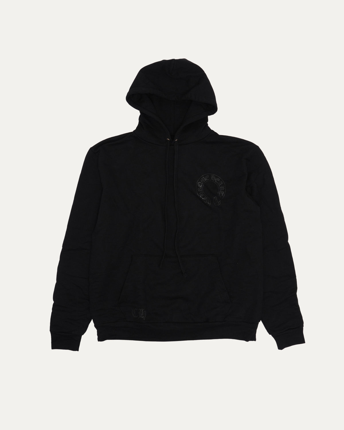 Tonal Horseshoe Logo Hoodie