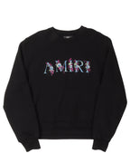 Embroidered Floral Logo Sweatshirt