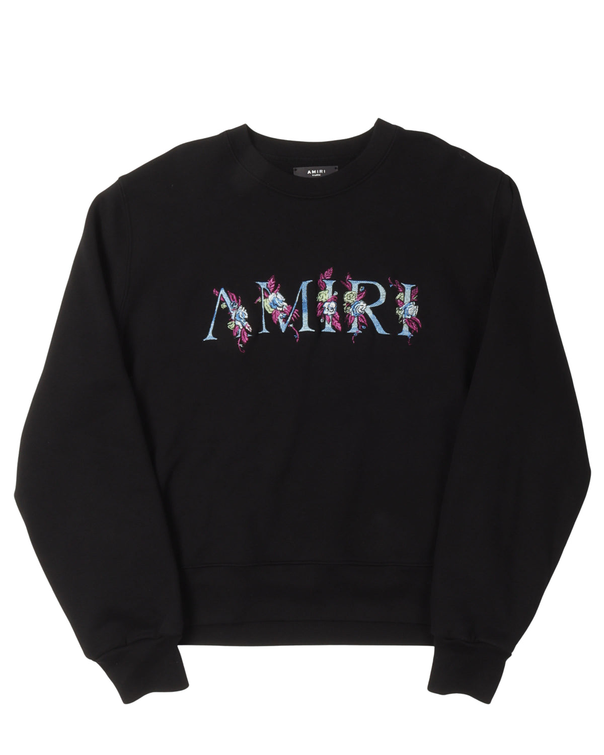 Embroidered Floral Logo Sweatshirt