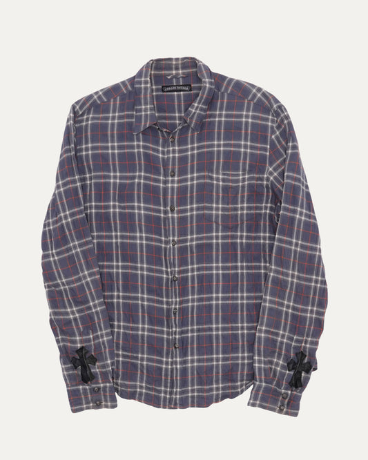 Cross Patch Flannel Shirt