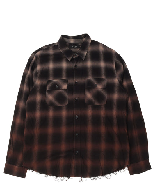 Gradient Flannel Shirt