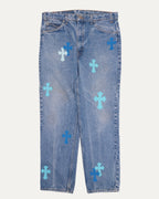 Levi's 505 Cross Patch Jeans