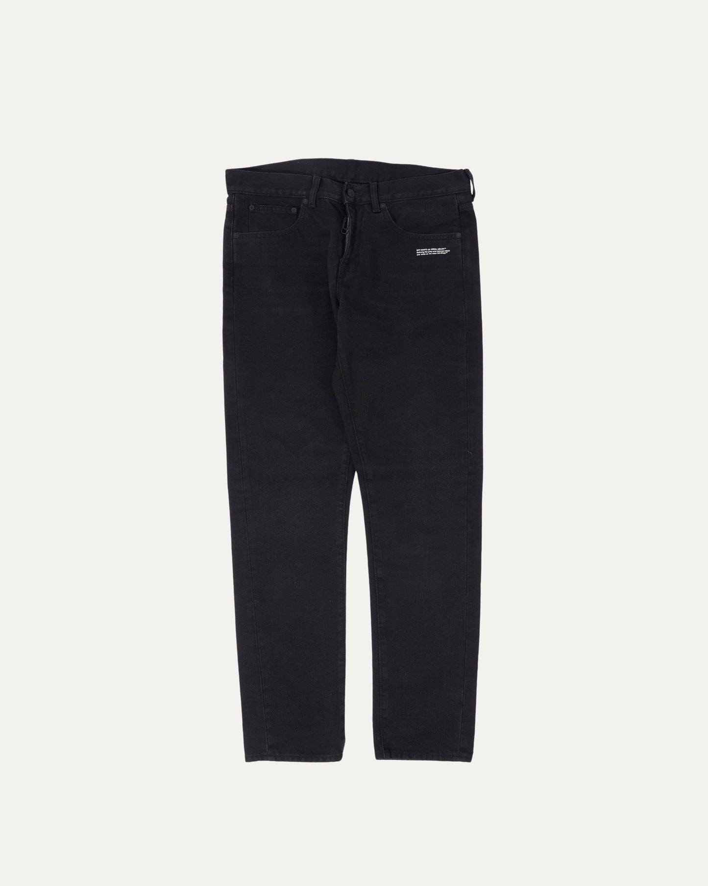 Diagonal Pocket Jeans