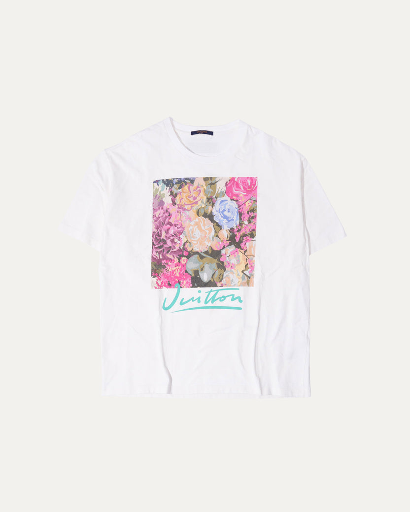 LV Flower Tapestry Print T-shirt