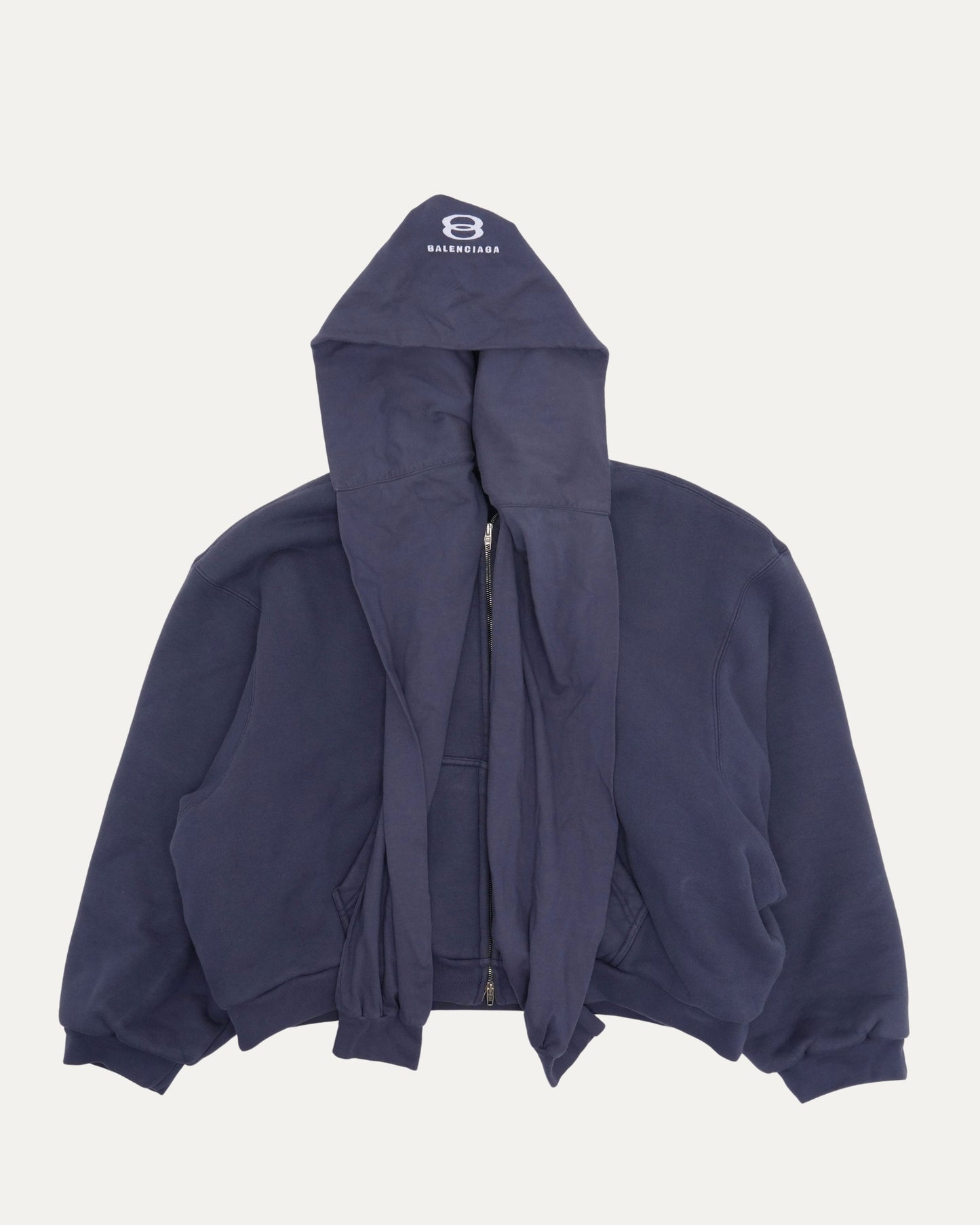 Unity Logo Incognito Oversized Zip Up Hoodie