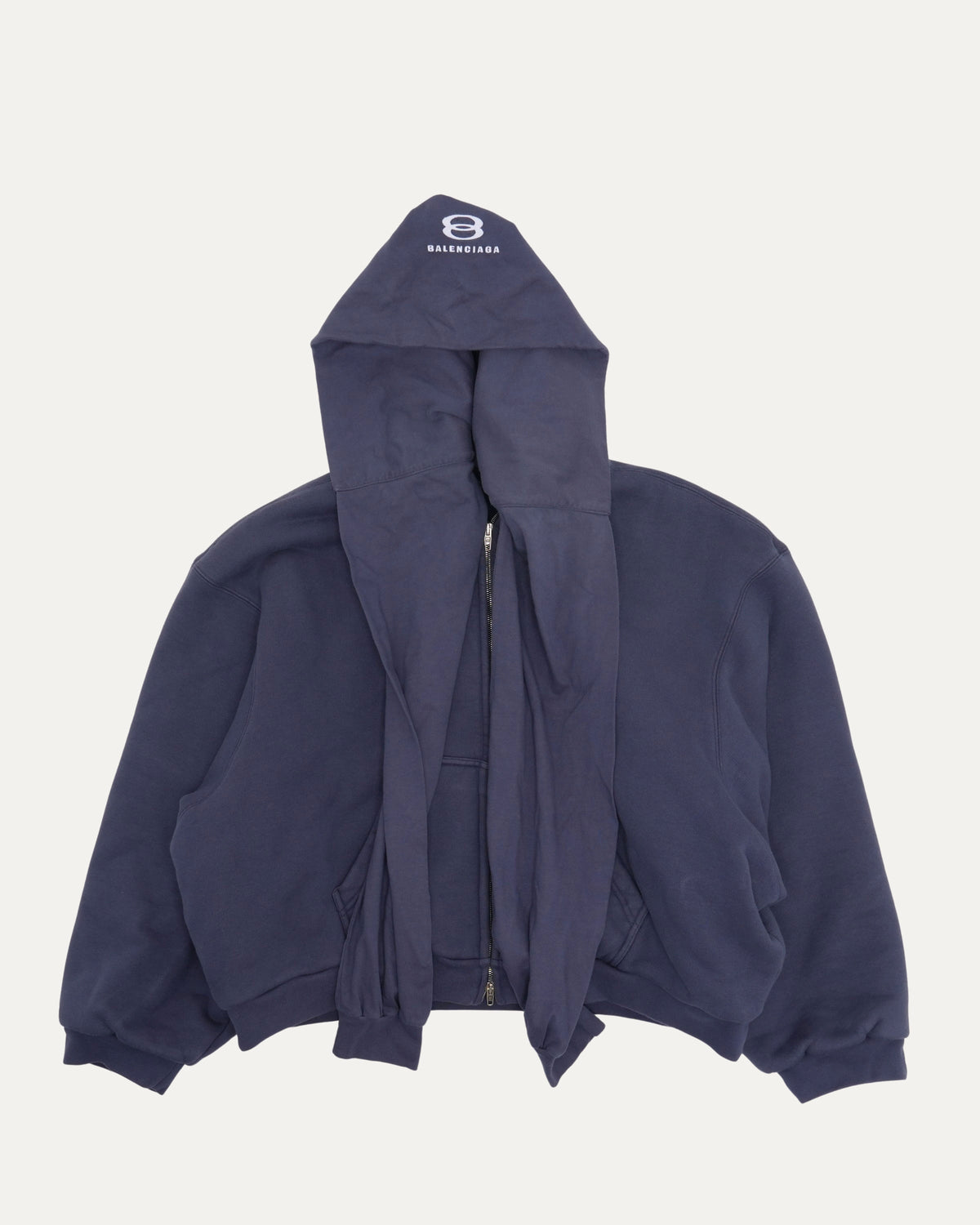 Unity Logo Incognito Oversized Zip Up Hoodie