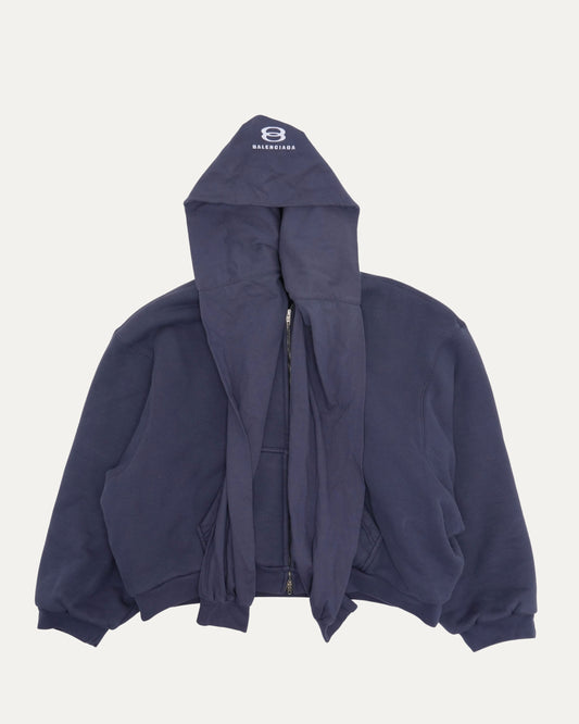 Unity Logo Incognito Oversized Zip Up Hoodie