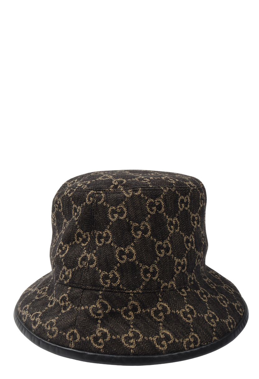 Denim Monogram Bucket Hat