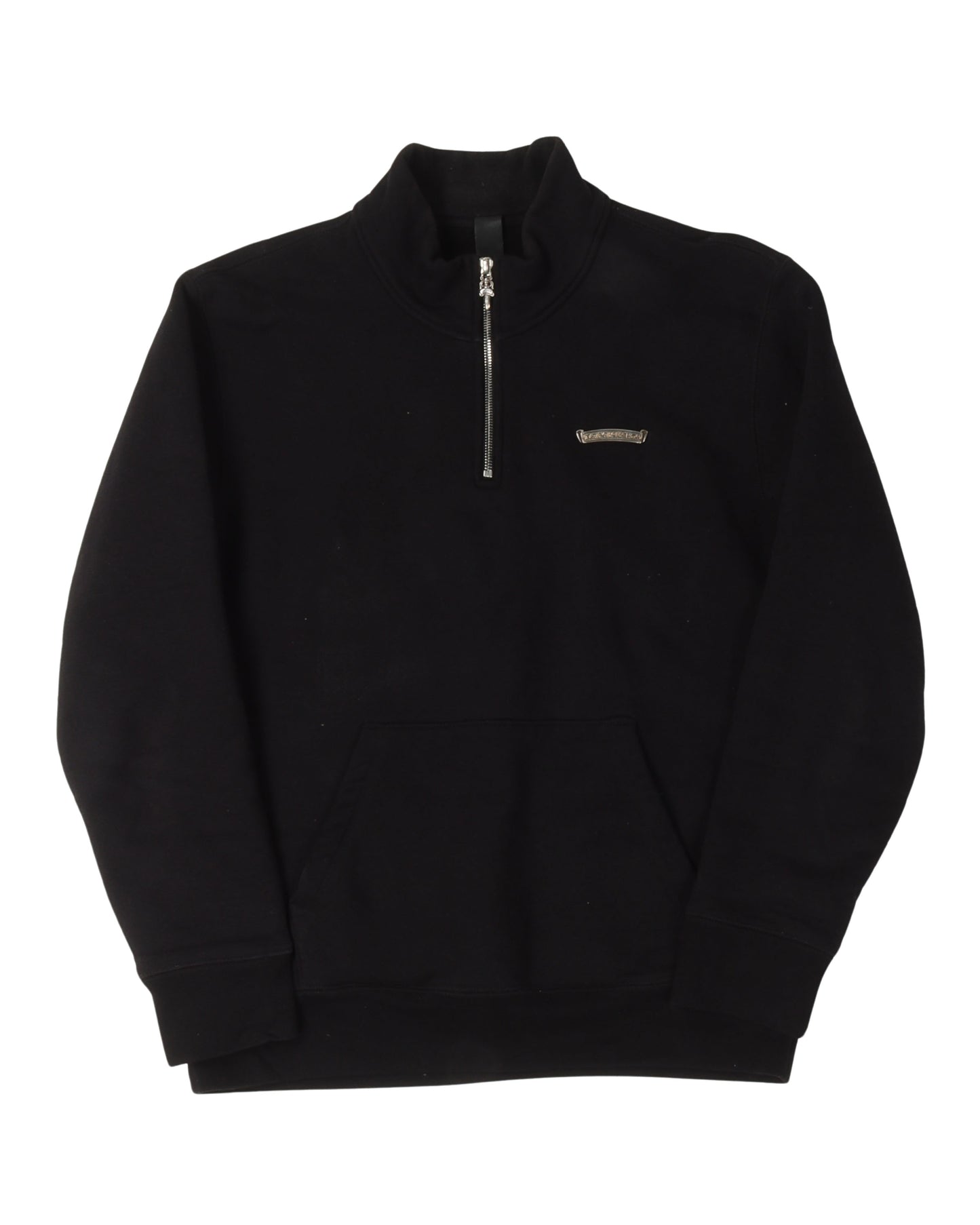 Embroidered Quarter Zip Sweatshirt