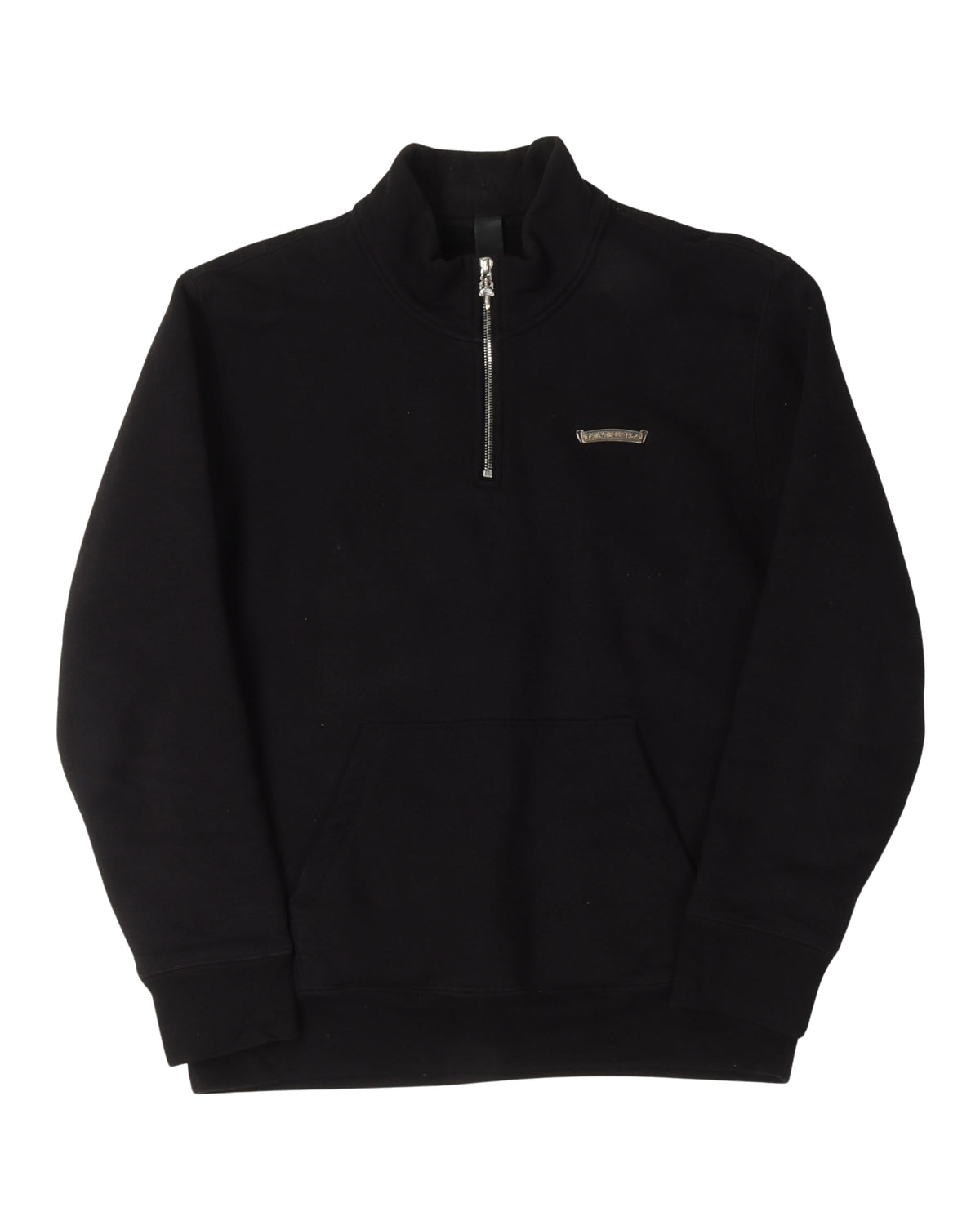 Embroidered Quarter Zip Sweatshirt