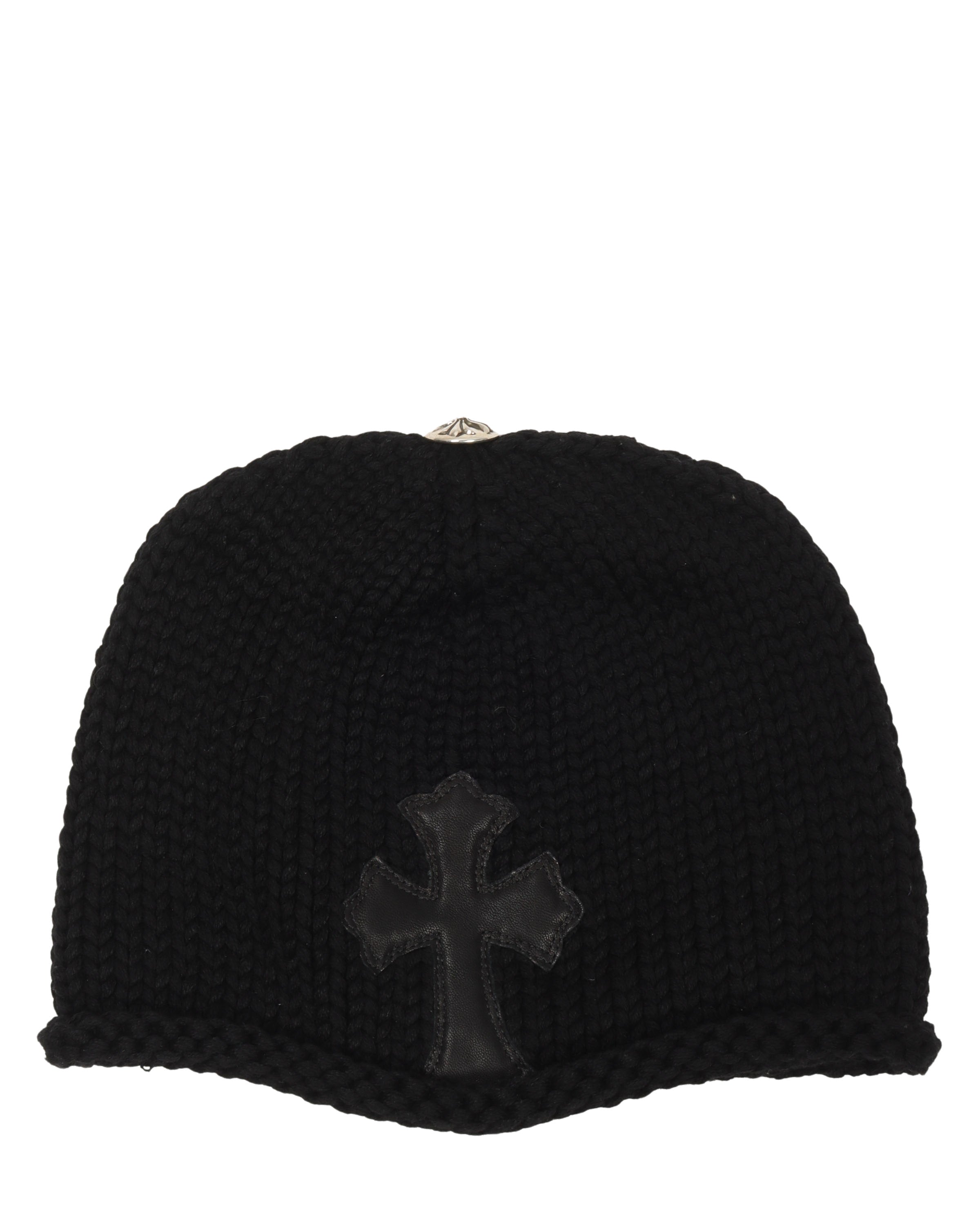 Cross Patch Cashmere Beanie