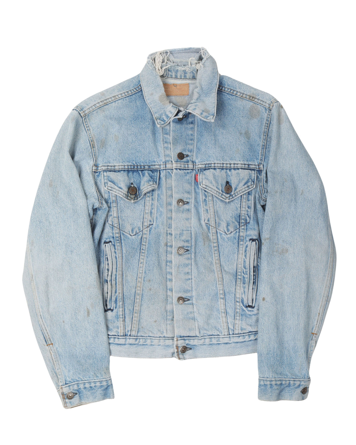 Levi's Denim Type III Trucker Jacket with Distressed Collar