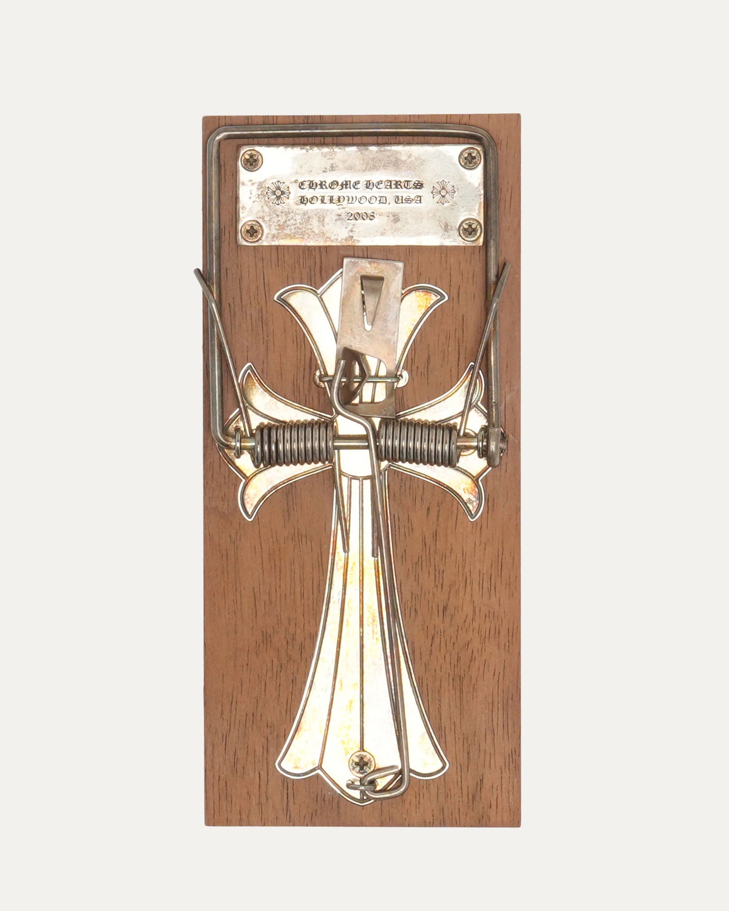 Wood & Silver Mouse Trap