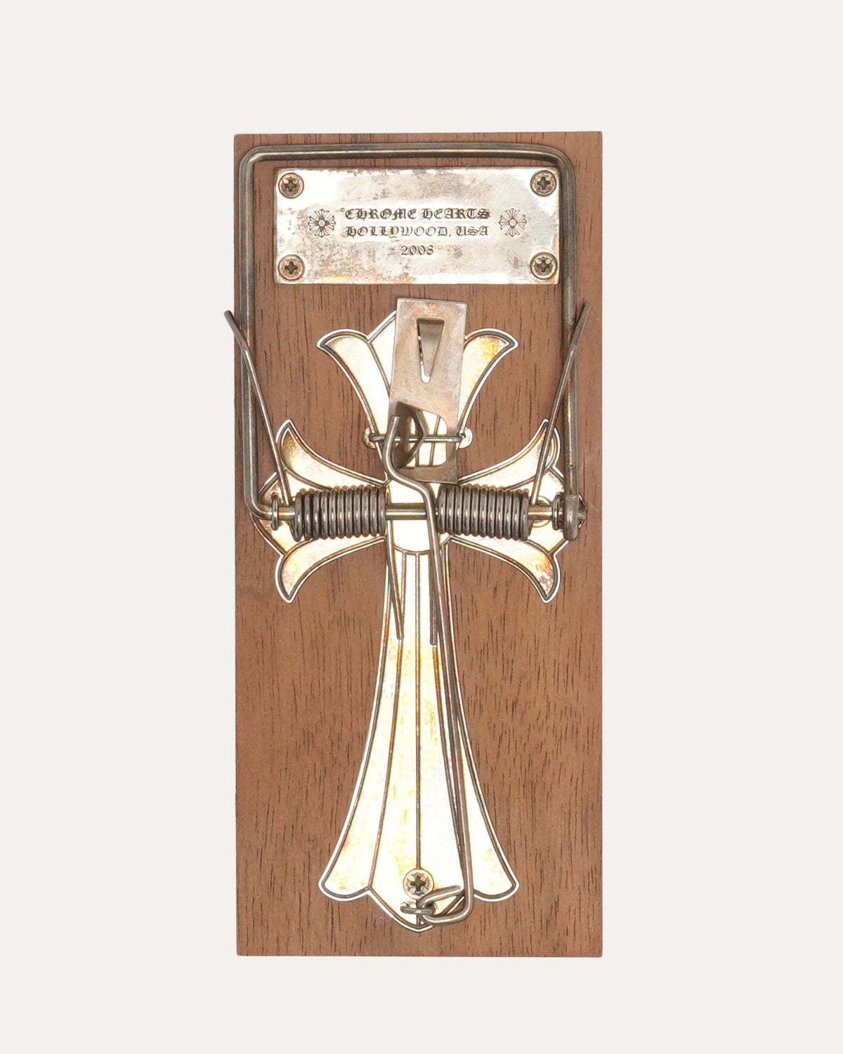 Wood & Silver Mouse Trap