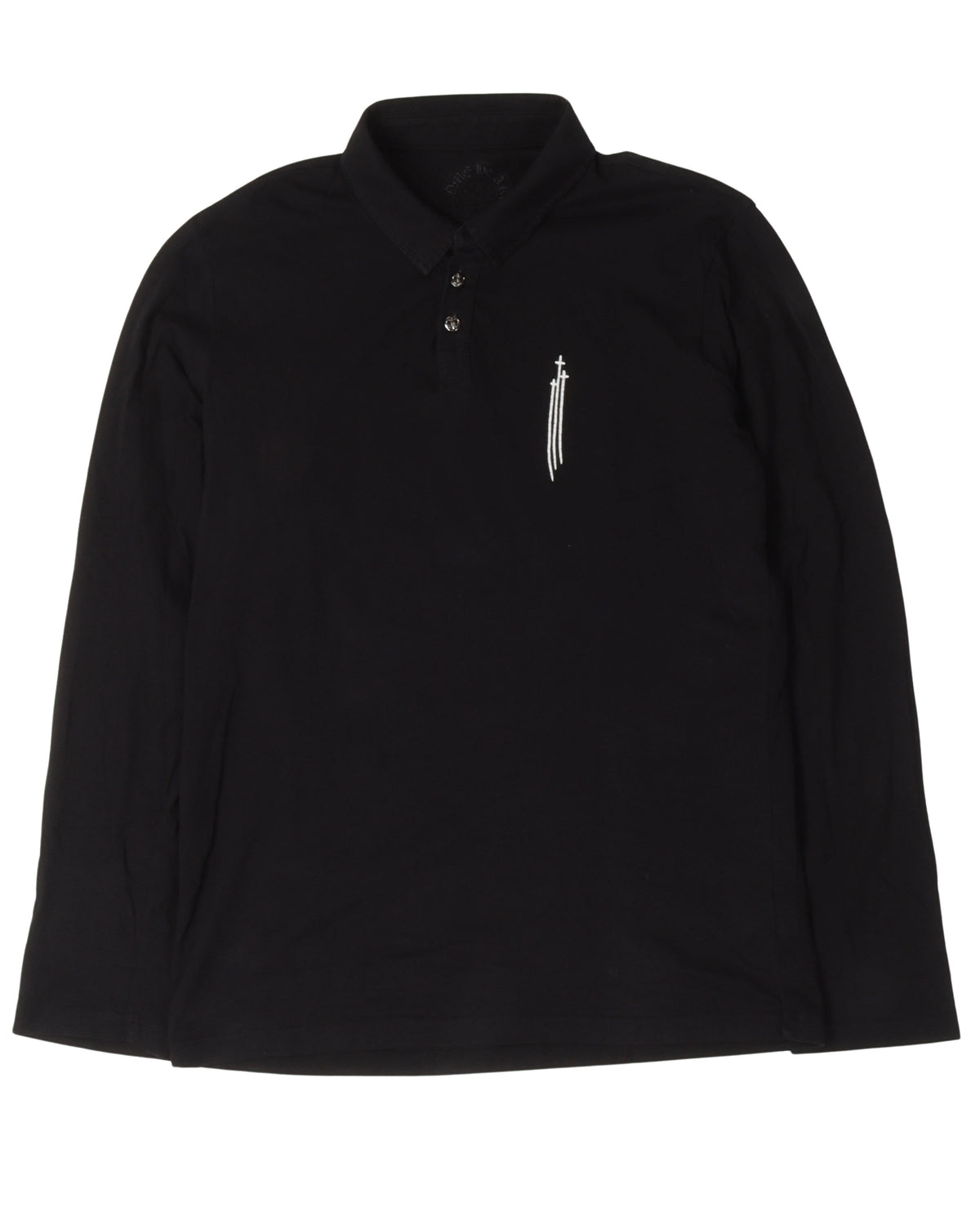 Vintage Long Sleeve Polo Shirt