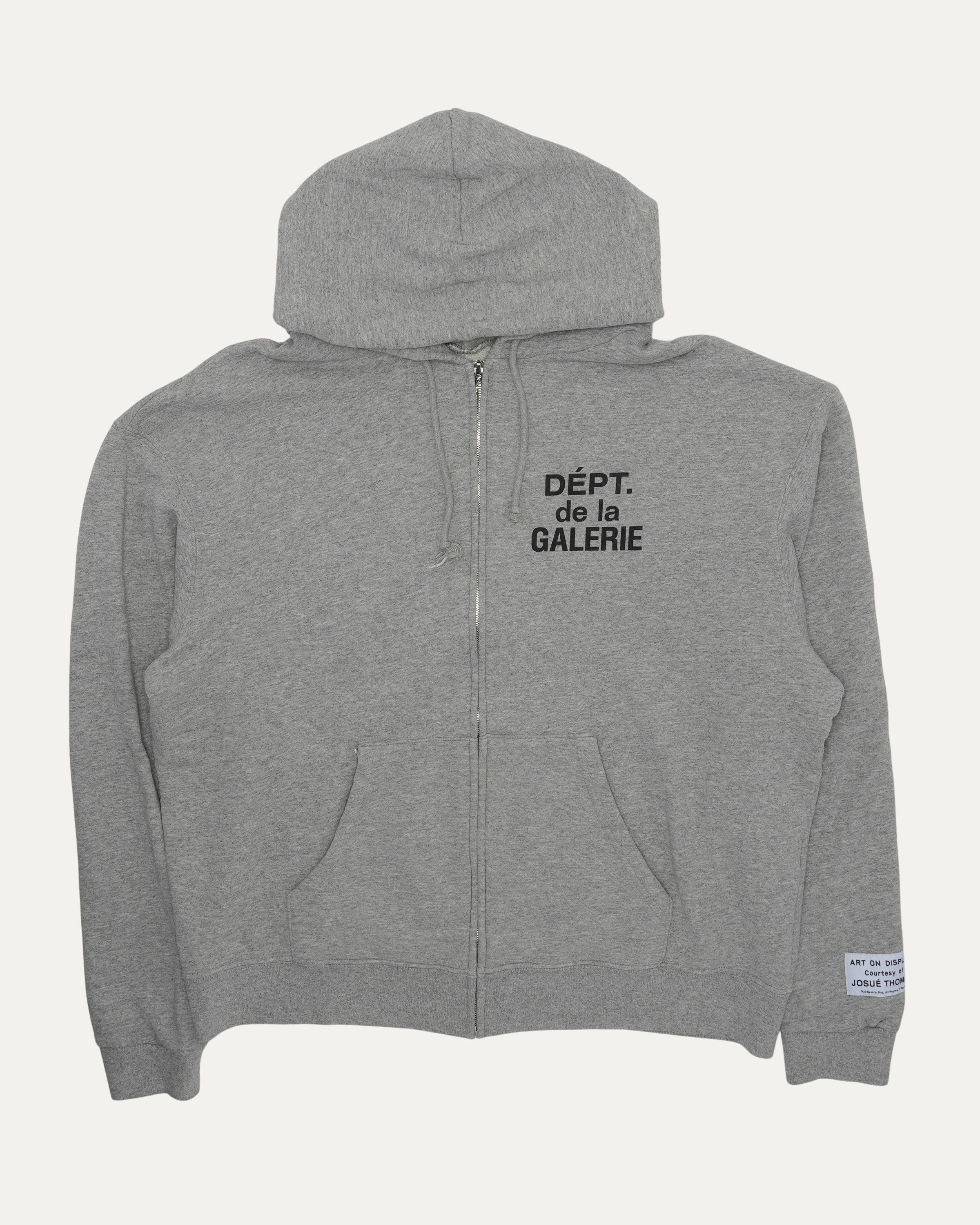 Zip Up Logo Hoodie