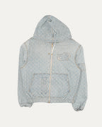 NBA Monogram Denim Zip Up Jacket