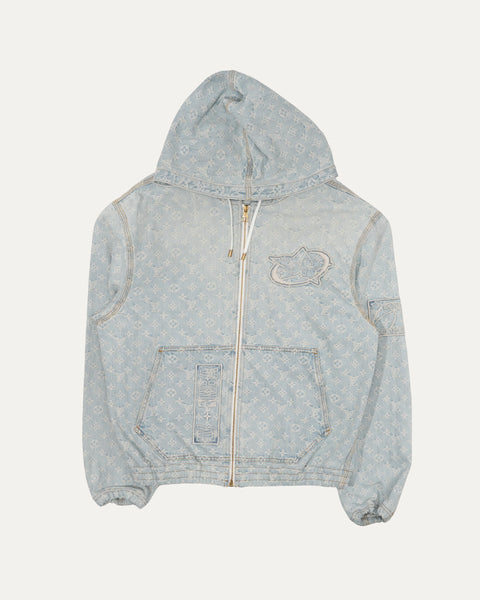 Louis Vuitton NBA Monogram Denim Zip Up Jacket – Justin Reed Louis Vuitton NBA Monogram Denim Zip Up Jacket – Justin Reed
