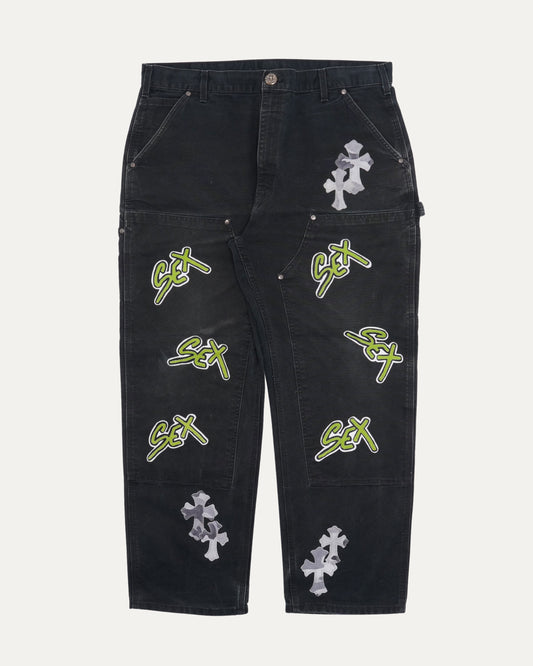 Matty Boy Sex Records Cross Patch Carhartt Double Knee Pants