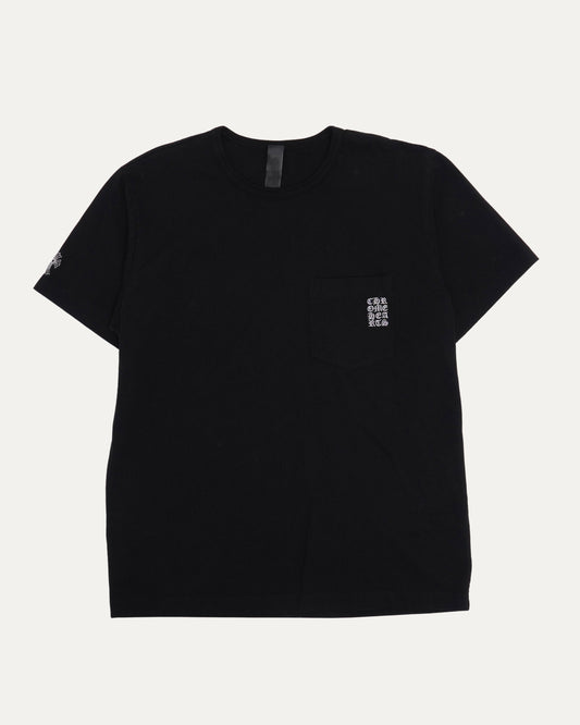 Embroidered Eyechart Pocket T-Shirt