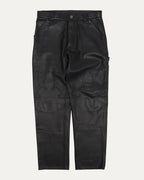 Fleur Knee Leather Carpenter Pants