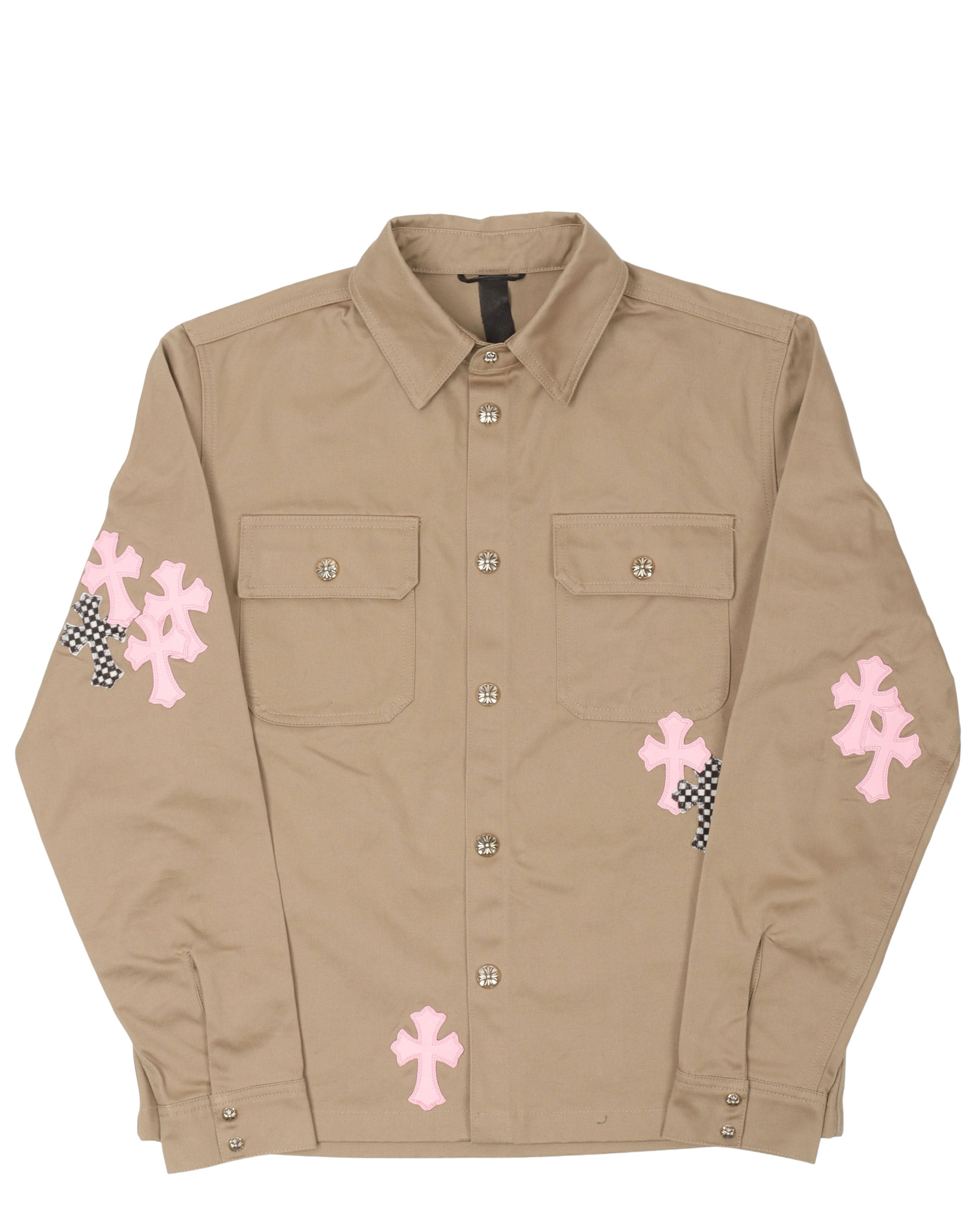 Cross Patch Work Dog Shirt