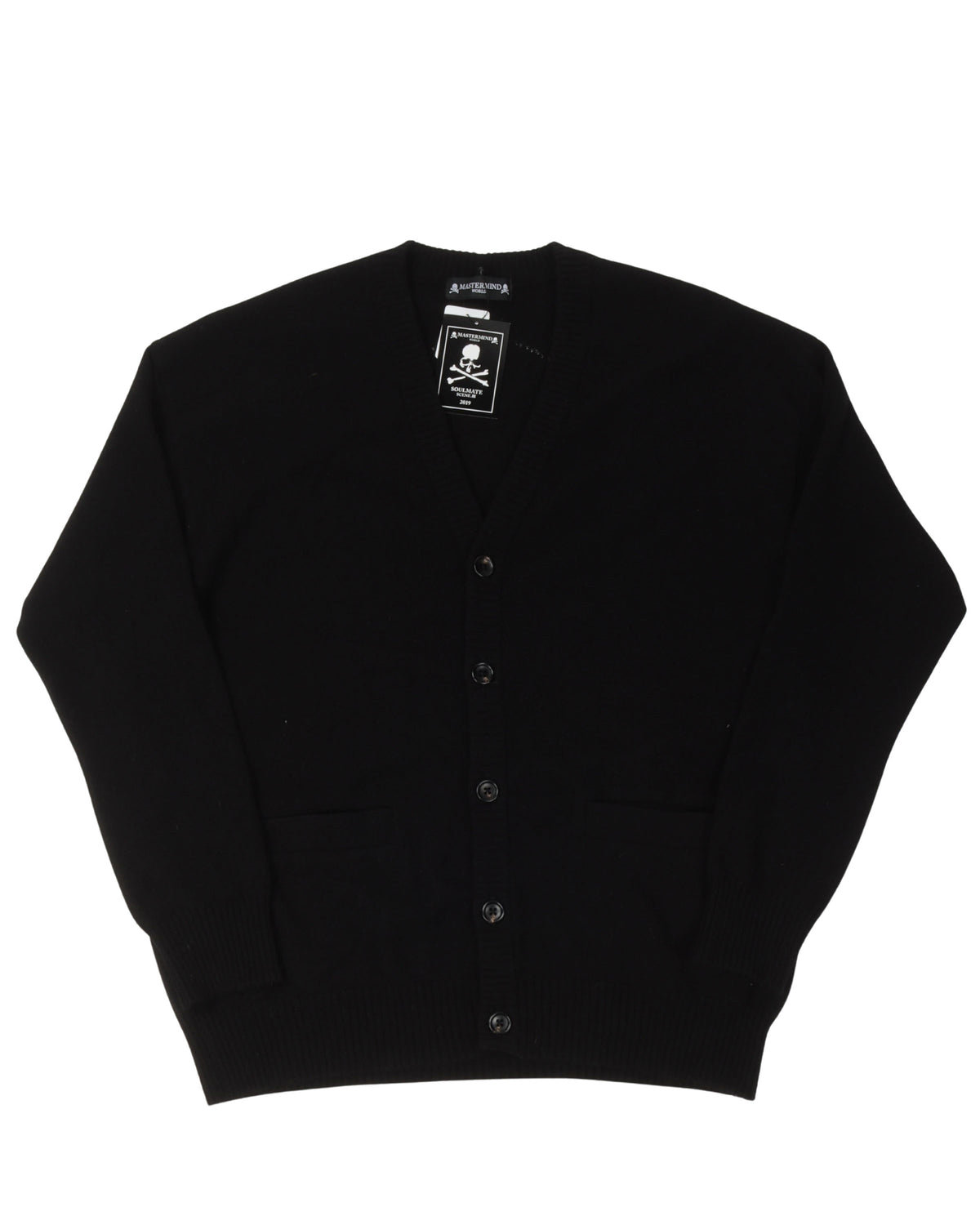Cashmere Skull & Crossbones Cardigan Sweater
