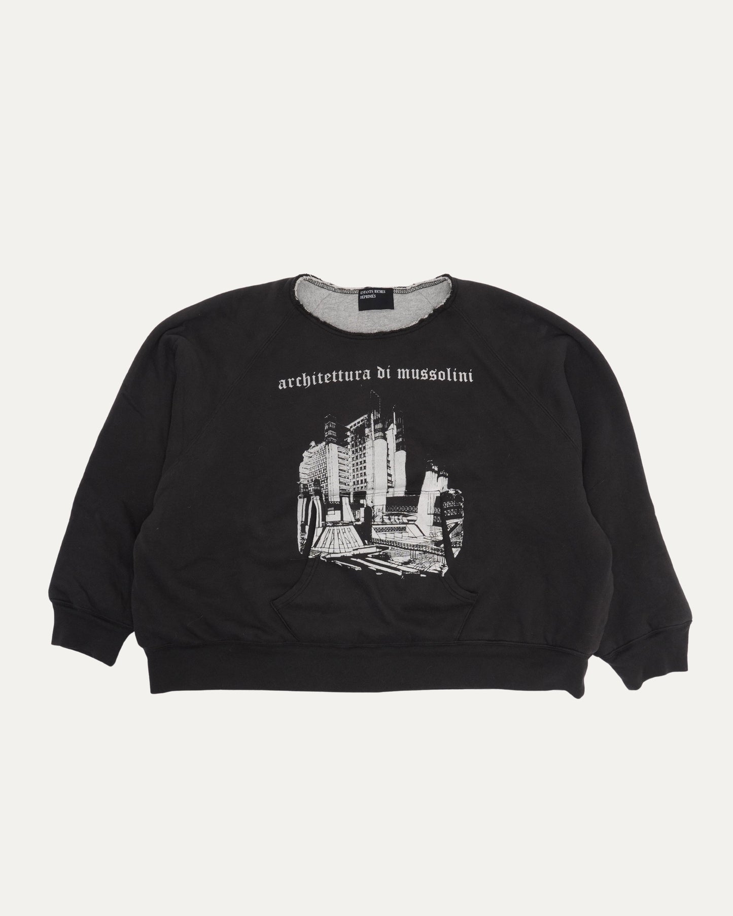Architettura di Mussolini Lined Raglan Sweatshirt