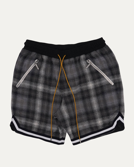 Plaid Print Shorts