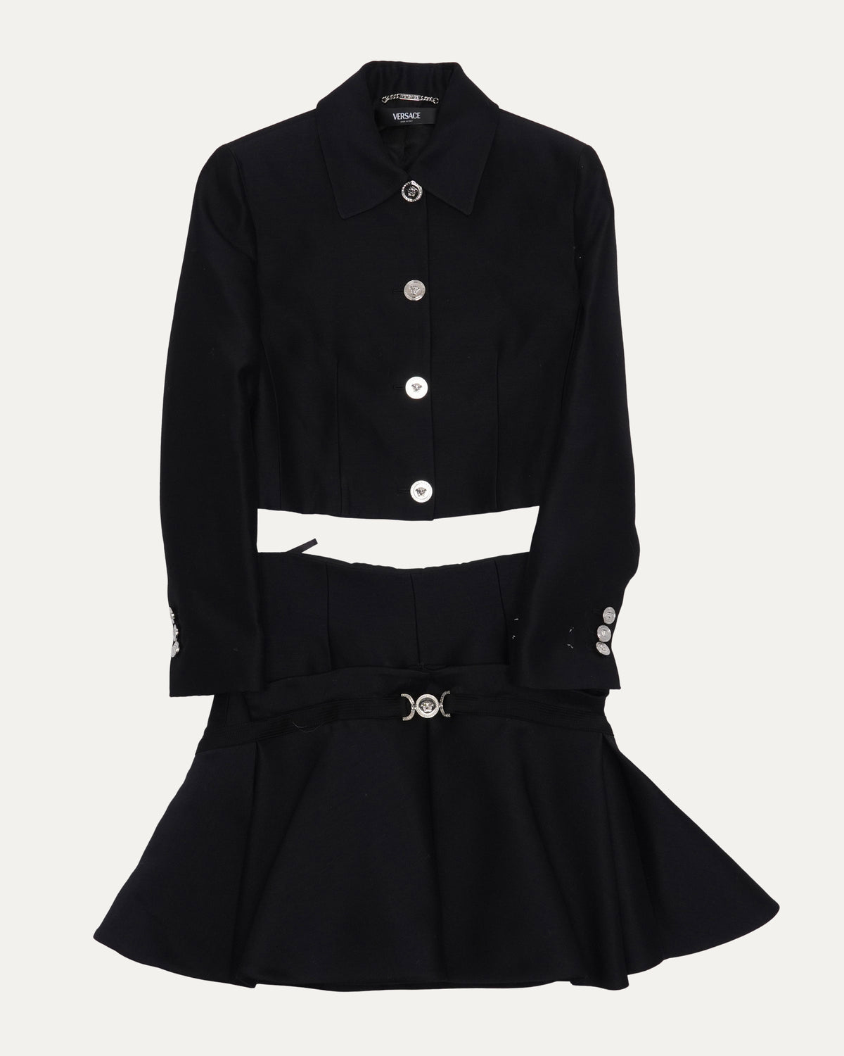 Pleated Skirt Suit