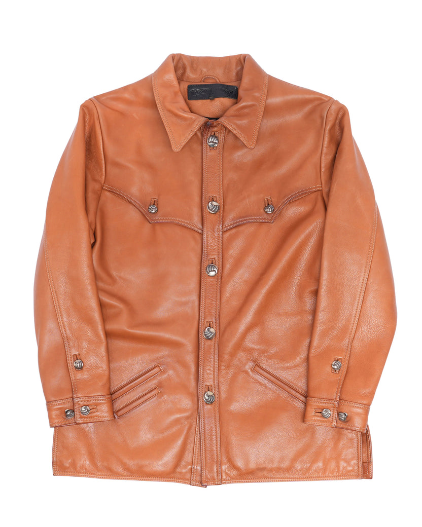 Leather Car Coat