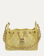 Caviar Leather Quilted Mini 25 Hobo Bag