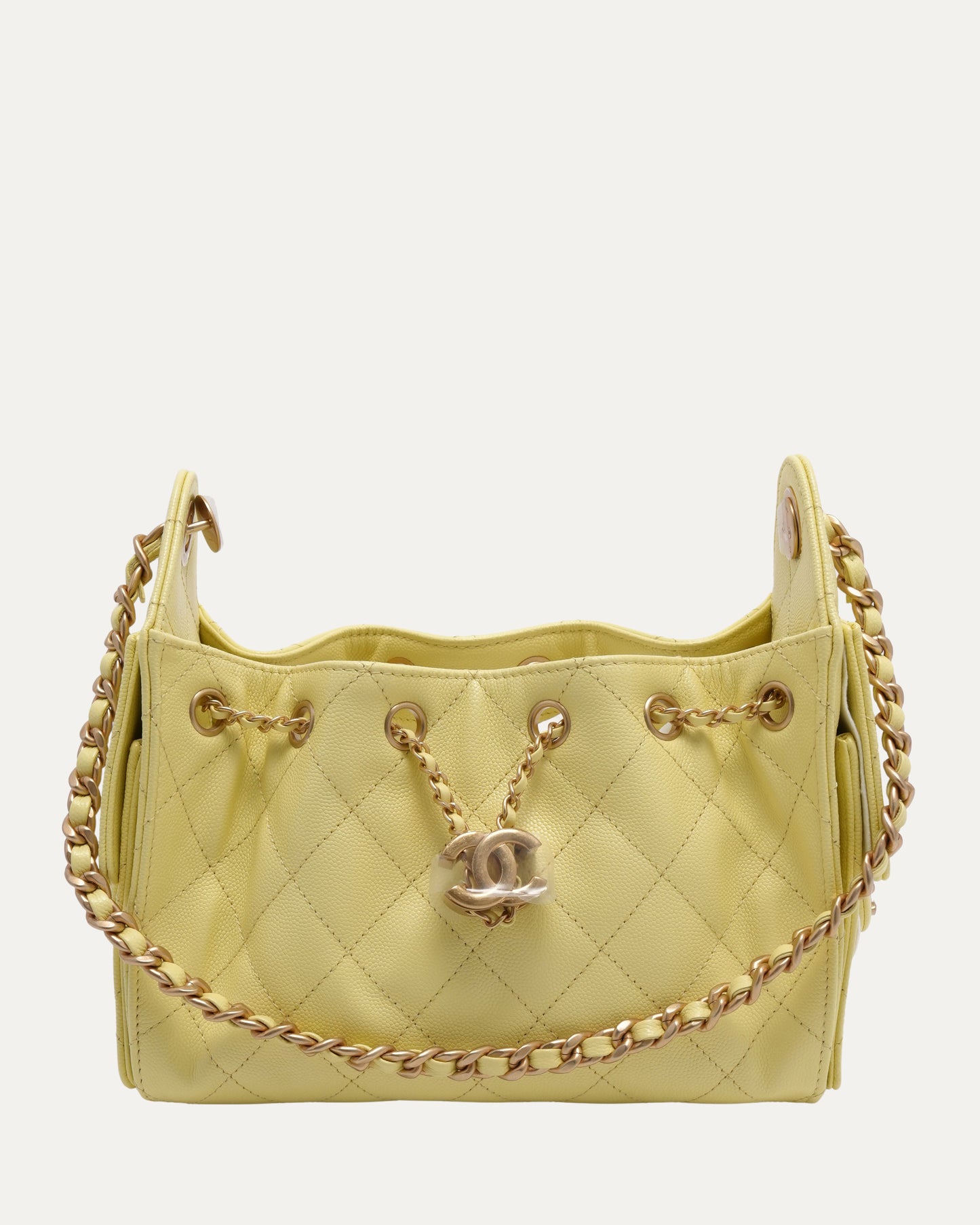 Caviar Leather Quilted Mini 25 Hobo Bag