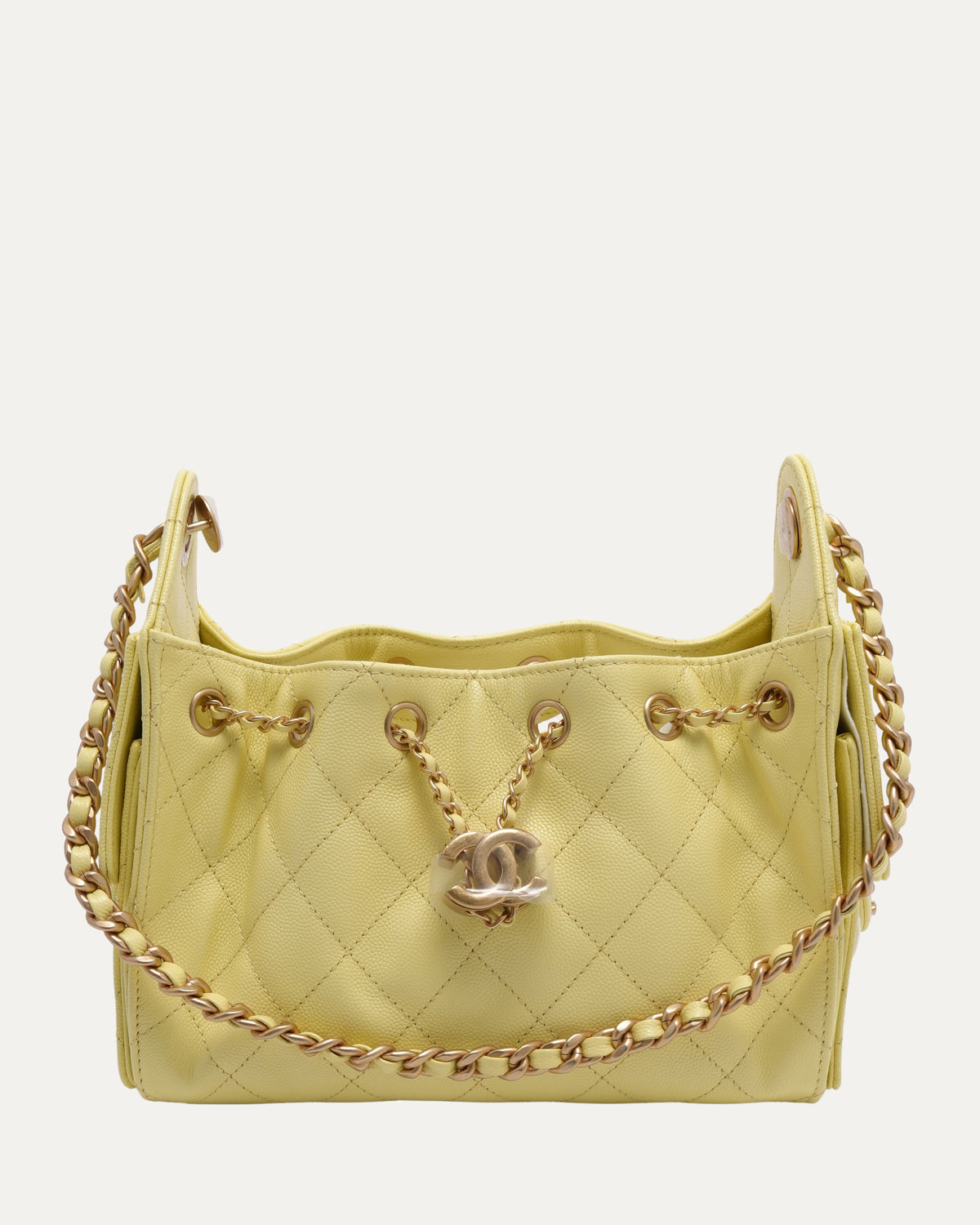 Caviar Leather Quilted Mini 25 Hobo Bag