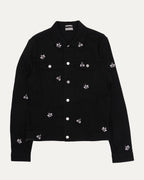 Kaws Bee Embroidered Denim Trucker Jacket